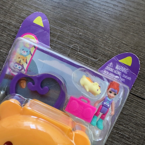 Polly Pocket Pet Connects Compact Hamster Micro Playset Polly Doll By Mattel - Picture 4 of 7